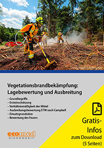 Cover Vegetationsbrandbekämpfung - Lagebewertung und Ausbreitung
