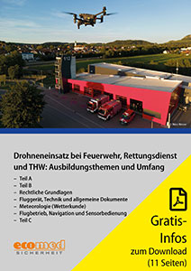 Cover Drohneneinsatz bei Feuerwehr, Rettungsdienst und THW