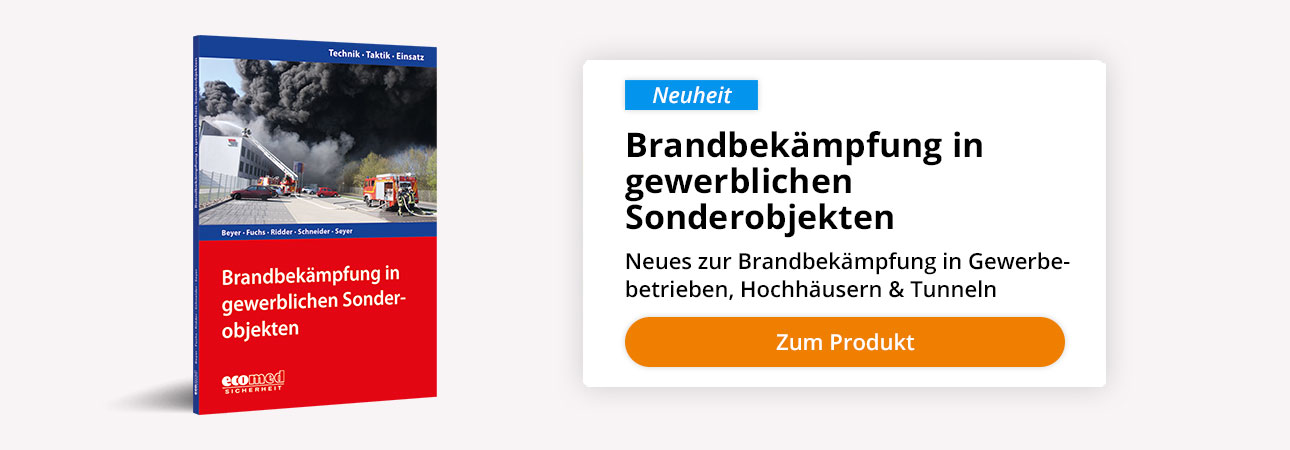 Cover: Brandbekämpfung in gewerblichen Sonderobjekten