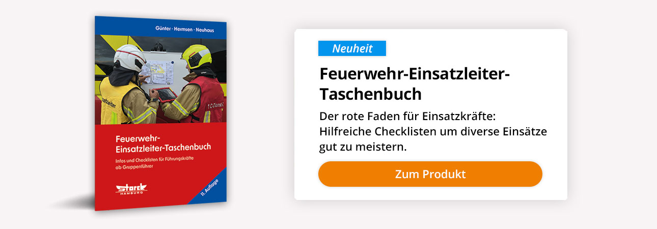 Cover: Feuerwehr-Einsatzleiter-Taschenbuch