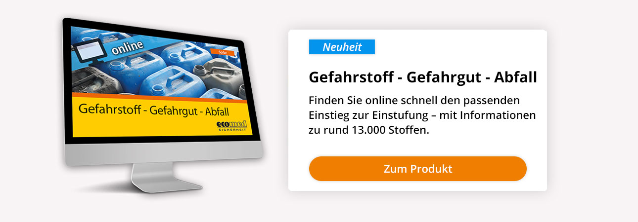 Cover: Gefahrstoff-Gefahrgut-Abfall online