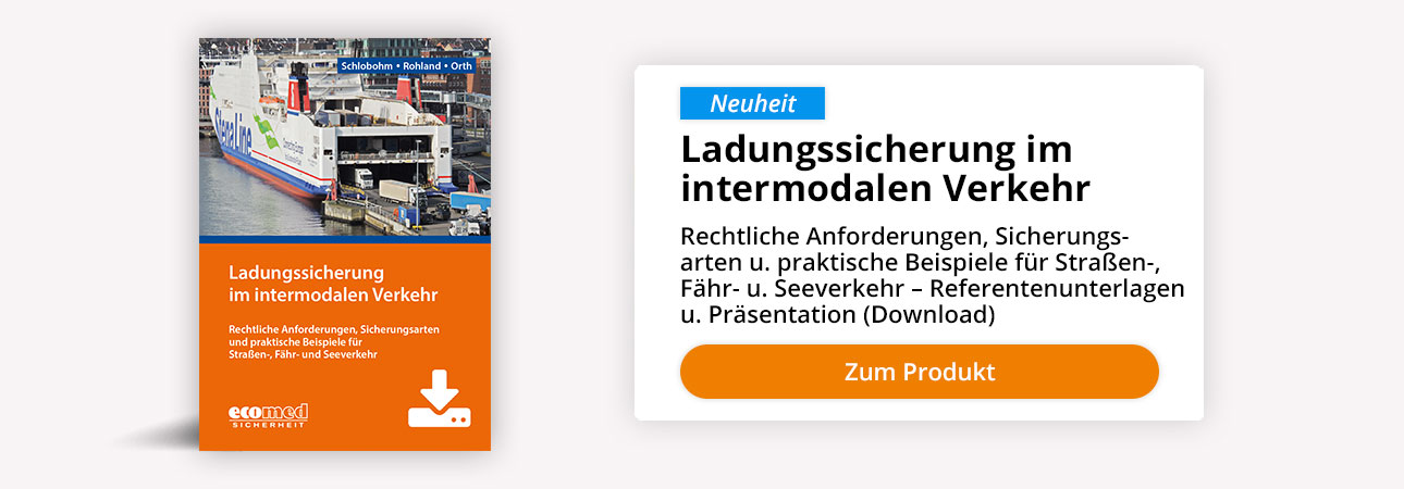 Cover: Ladungssicherung im intermodalen Verkehr - Präsentation