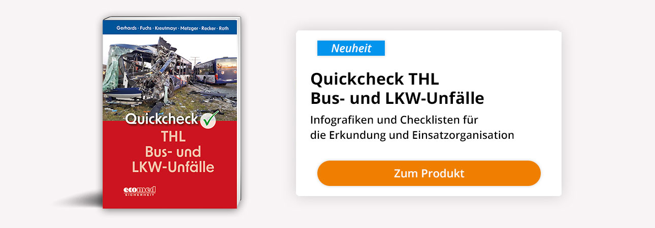 Cover: Quickcheck THL Bus- und LKW-Unfälle