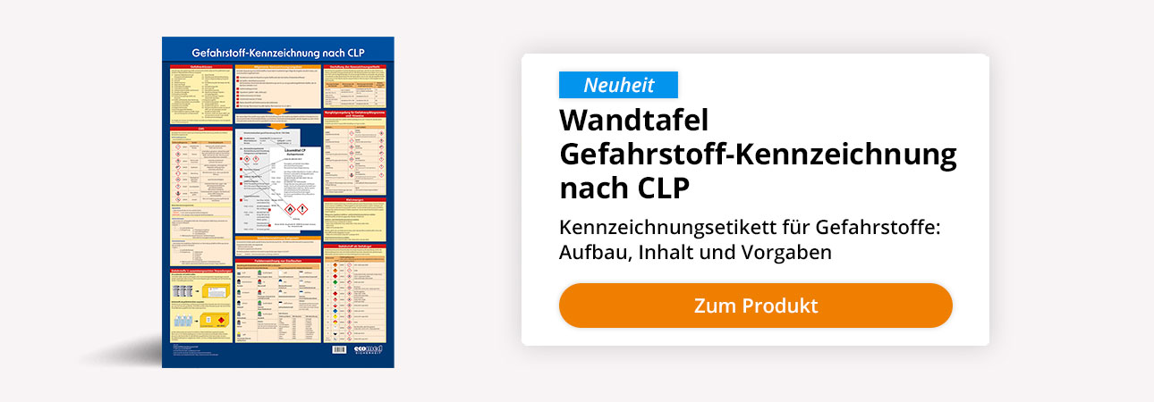 Cover: Wandtafel Gefahrstoff Kennzeichnung nach CLP
